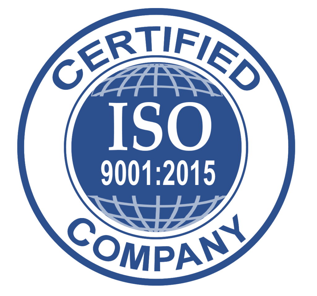 Our company is ISO Certified 9001:2005